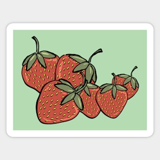 Strawberries Magnet